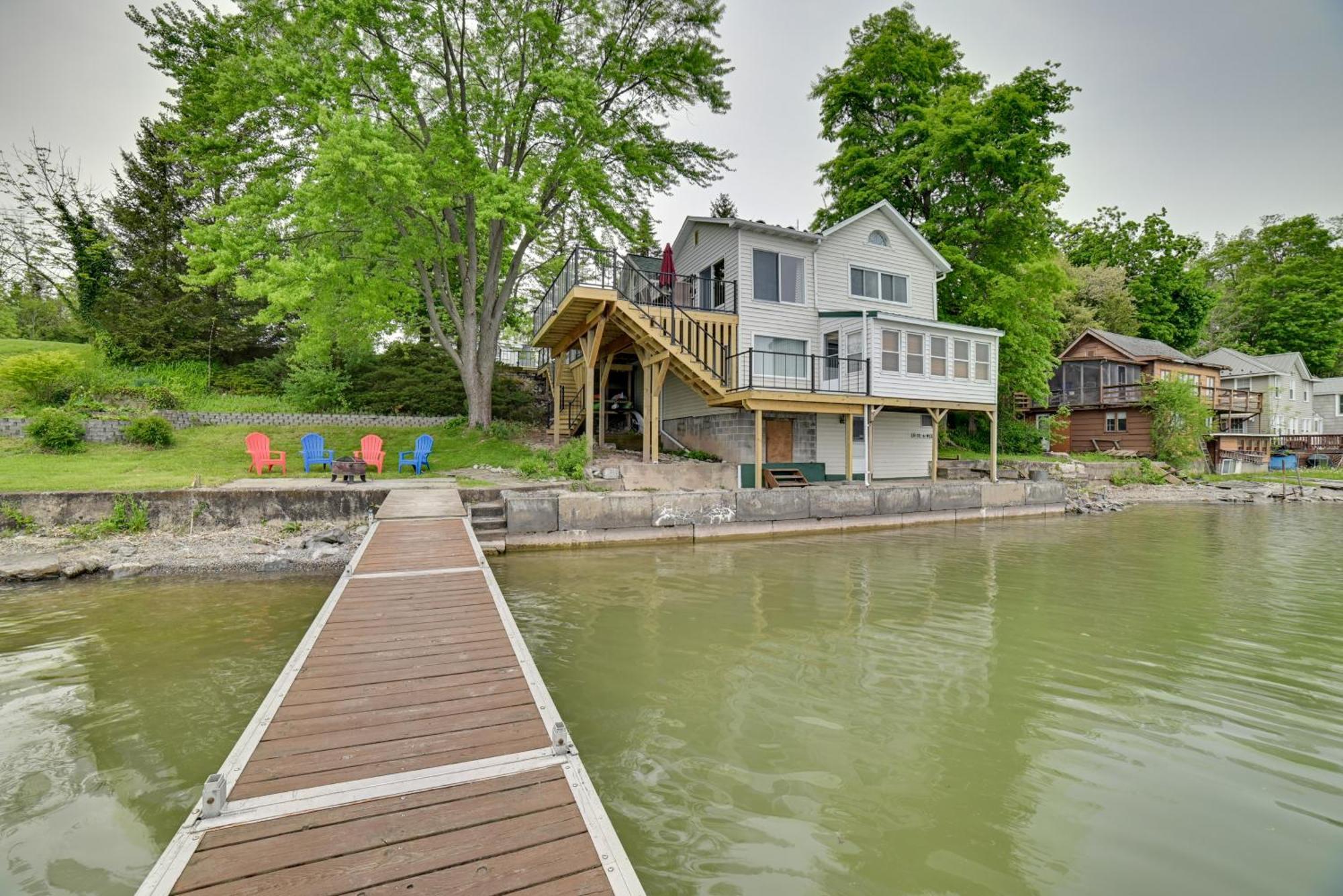 Cayuga Lake Retreat In Seneca Falls With Dock! Exterior photo